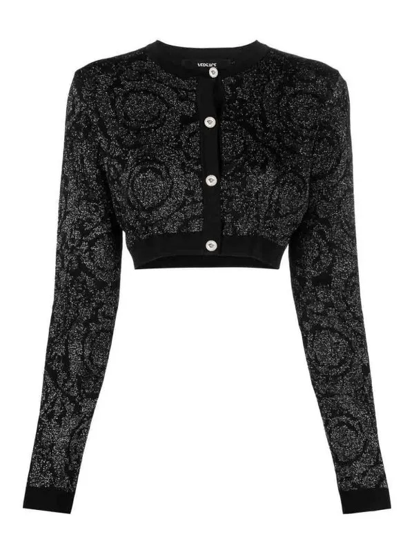 Versace Cardigan - Noir - Noir - Femme | 10110201A100041B000