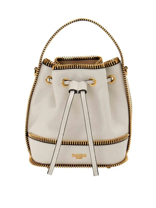 Moschino Sac Porté Épaule - Blanc - Blanc - Femme | 750580081002