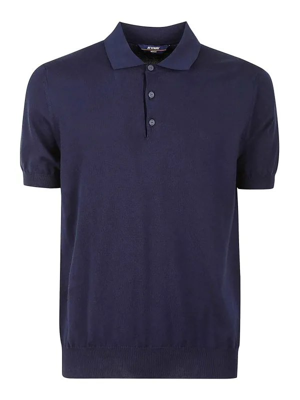 K-way Polo - Bleu - Bleu - Homme | K4126RWK89 | thebs.com