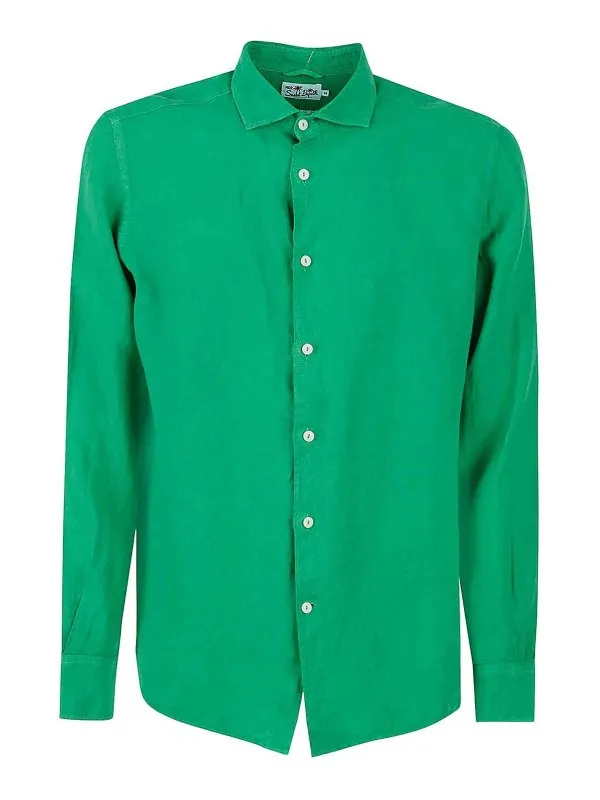 Mc2 Saint Barth Chemise - Vert - Vert - Homme | PAMP00101205F57