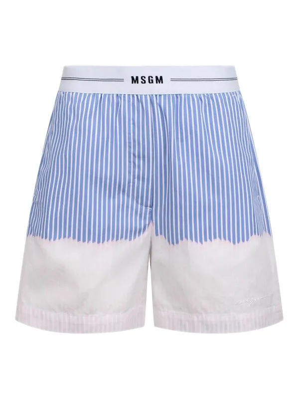 M.S.G.M. Short - Bleu - Bleu - Femme | 3641MDB09LX24710484