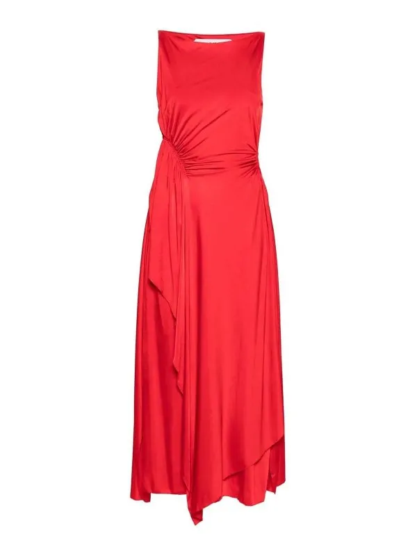 Lanvin Maxi Robe - Rouge - Rouge - Femme | RWDR00374893E24340