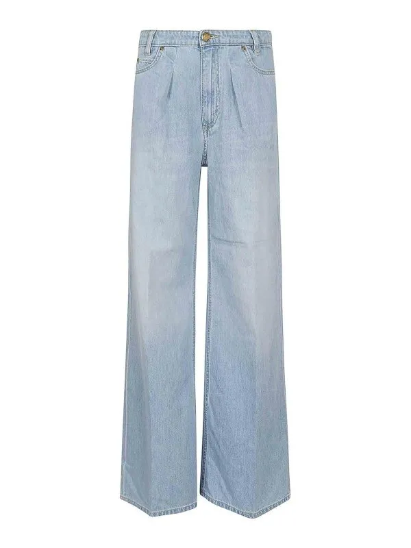 Pinko Jeans à jambes droites - Clair Délavé | 102948A1MOPJN