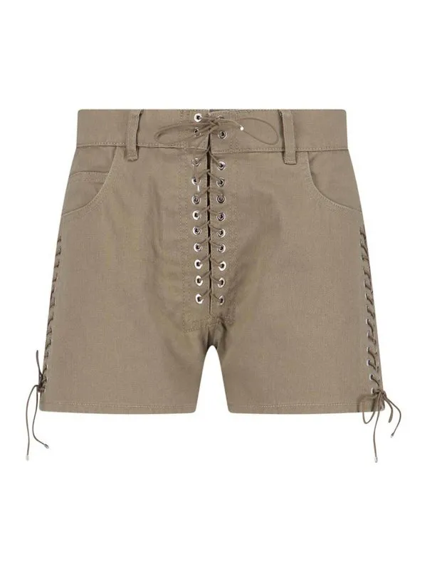 Ludovic De Saint Sernin Short - Beige | COST003WDEN0003DUNEMOCHA