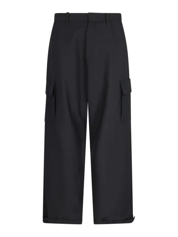 Off-White Pantalons Décontractés - Noir | OMCF037C99FAB0021010