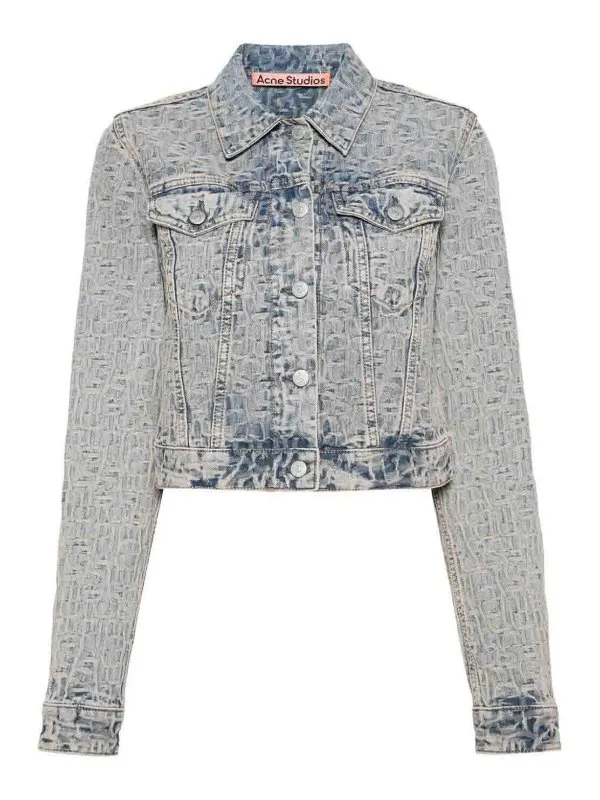 Acne Studios Veste En Jean - Bleu - Bleu - Femme | A90583BLUEBEIGE