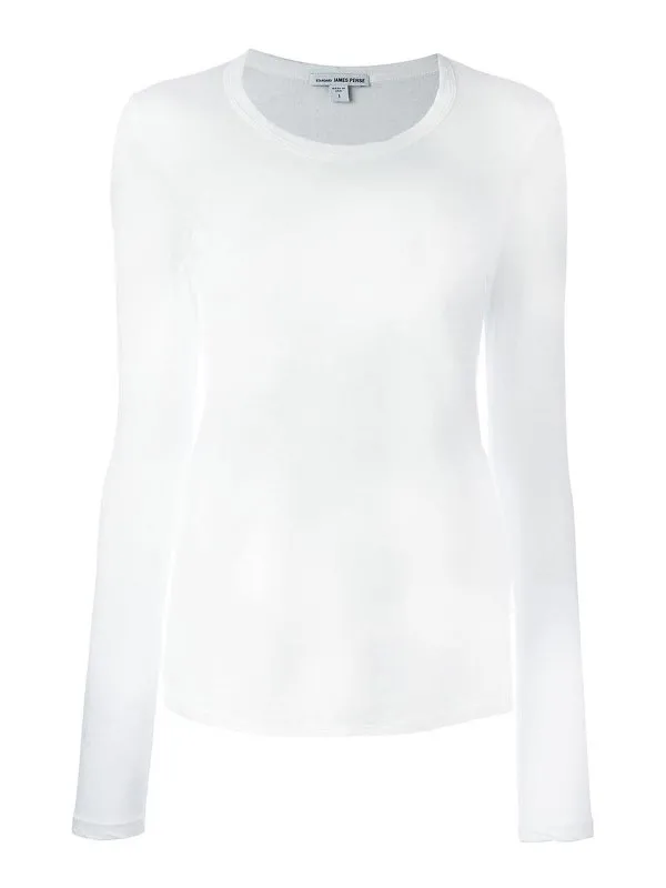 James Perse T-Shirt - Blanc - Blanc - Femme | WUC3418WHITE