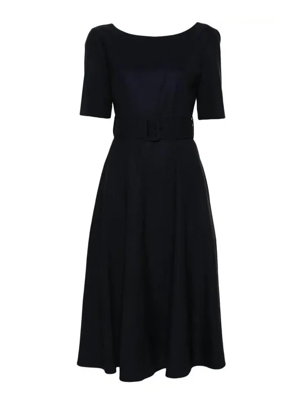 P.A.R.O.S.H. Robe Au Genou - Bleu - Bleu - Femme | D725238012