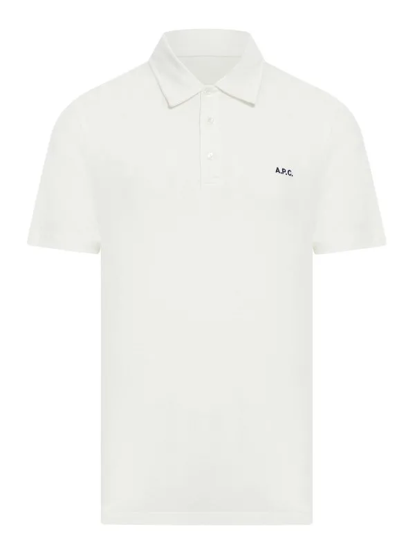 A.P.C. Polo - Carter - Blanc - Homme | COGWZH26342AAB