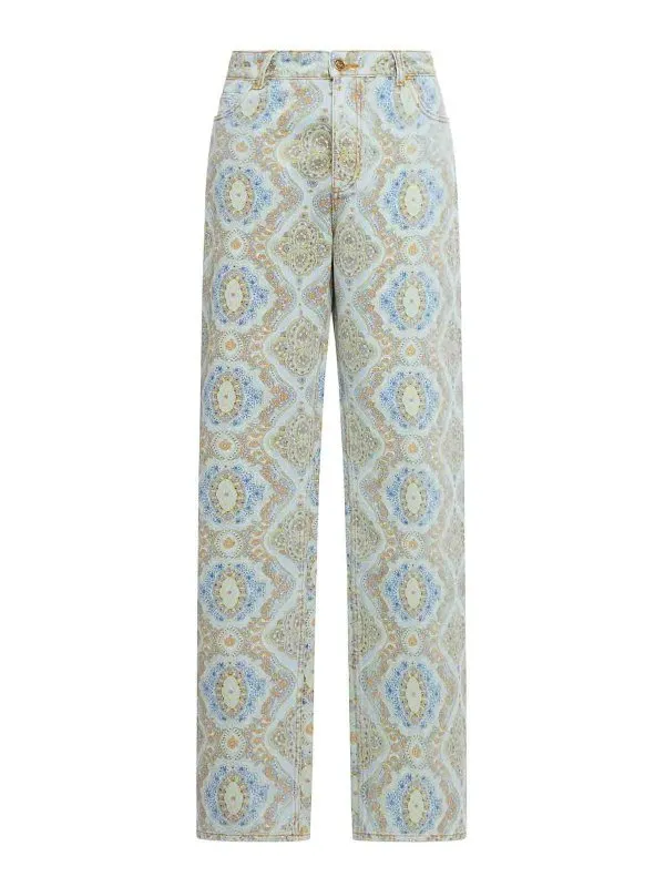 Etro Jean Bootcut - Bleu - Multicolore - Femme | WRNB0005AD175S9000