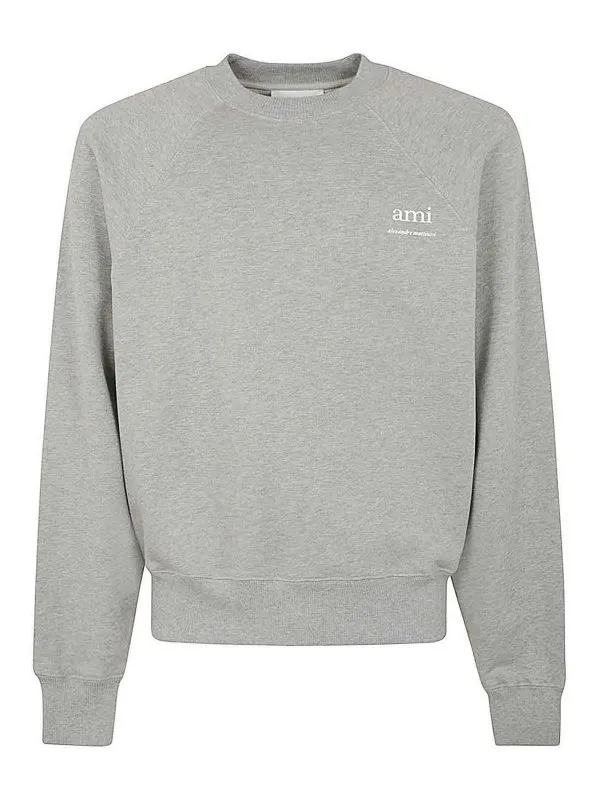 Ami Paris Sweat-Shirts - Gris - Gris - Homme | USW0247470951