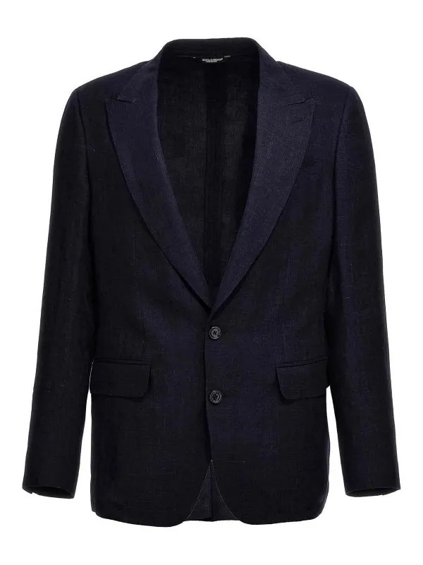 Dolce & Gabbana Blazer - Sicilia - Bleu - Homme | G2QS6THUMHJS8280