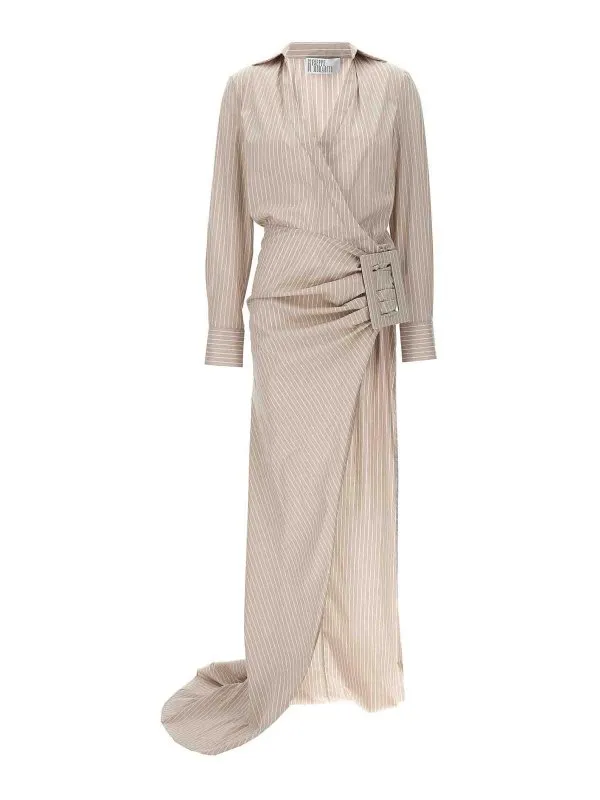Giuseppe Di Morabito Robe Au Genou - Beige | 02SSLD1150230621
