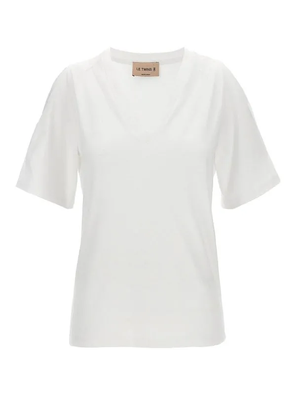 Le Twins T-Shirt - Blanc - Blanc - Femme | GIANNABIANCO