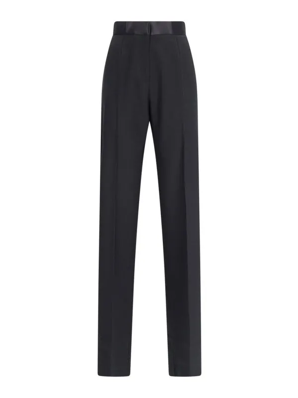 Nensi Dojaka Pantalons Décontractés - Noir | NDSS24TRS049BLACK