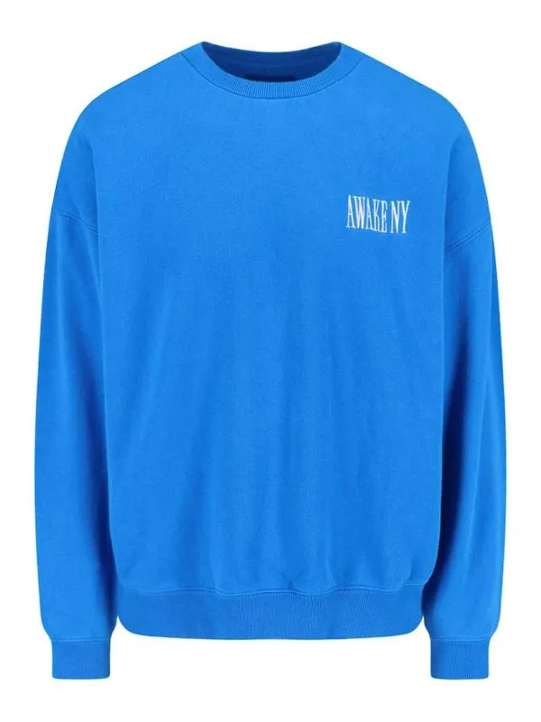 Awake Ny Sweat-Shirts - Bleu - Bleu - Homme | AWKSP24CN002BLUE