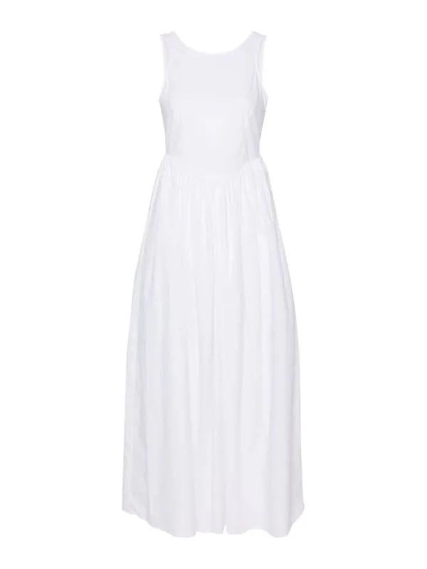 Emporio Armani Robe Au Genou - Blanc - Blanc | 3D2A732N0FZ0100