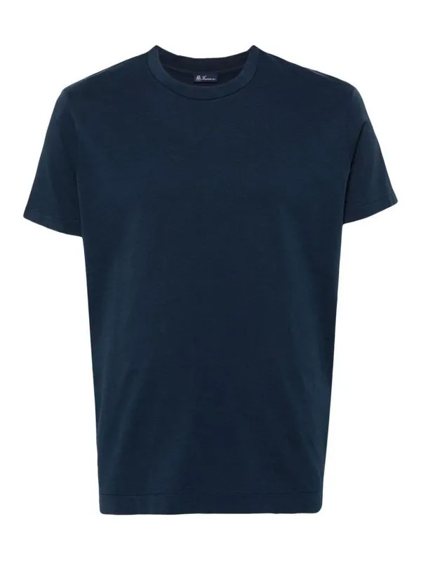 Finamore 1925 T-Shirt - Positano - Bleu - Homme | POSITANO14