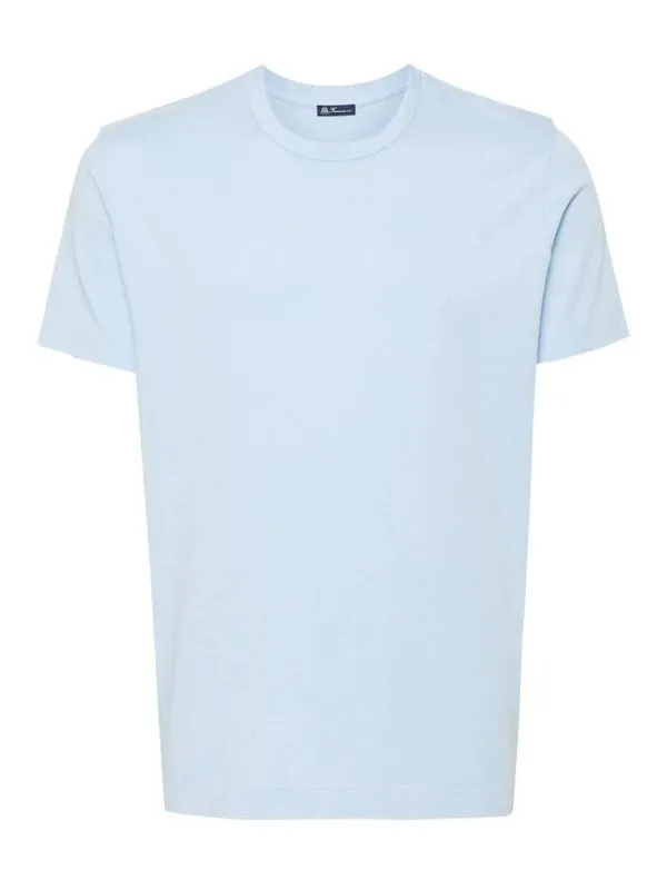 Finamore 1925 T-Shirt - Positano - Bleu - Homme | POSITANO160