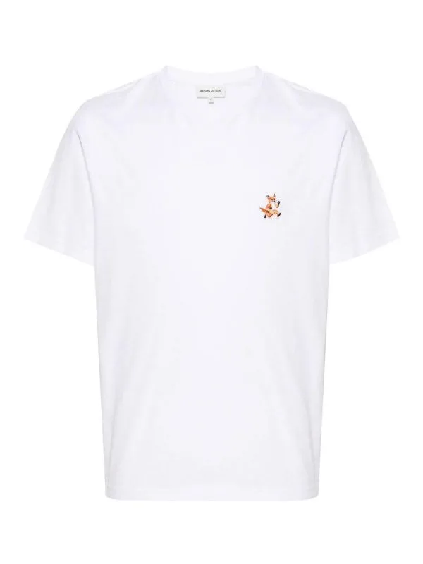 Maison Kitsuné T-Shirt - Blanc - Blanc - Homme | MM00125KJ0008P100