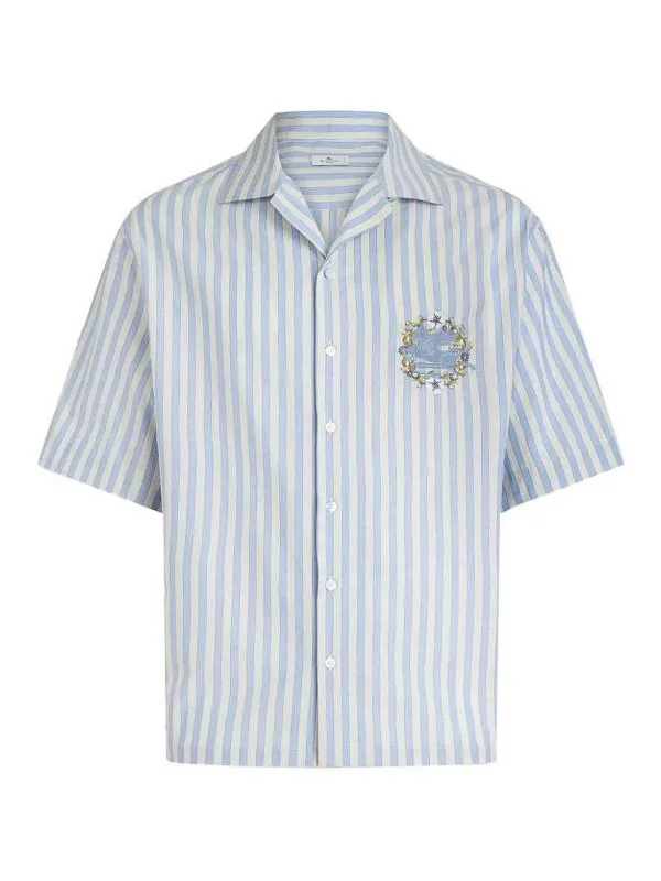 Etro Chemise - Bleu - Bleu - Homme | MRIC001599TR522S8451