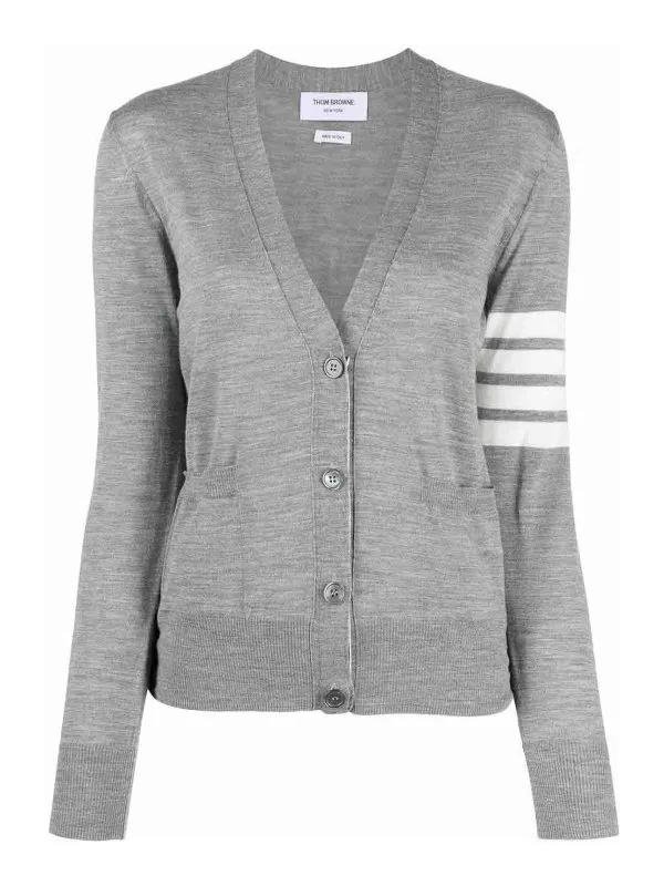 Thom Browne Cardigan - Gris - Gris - Femme | FKC334AY1014055