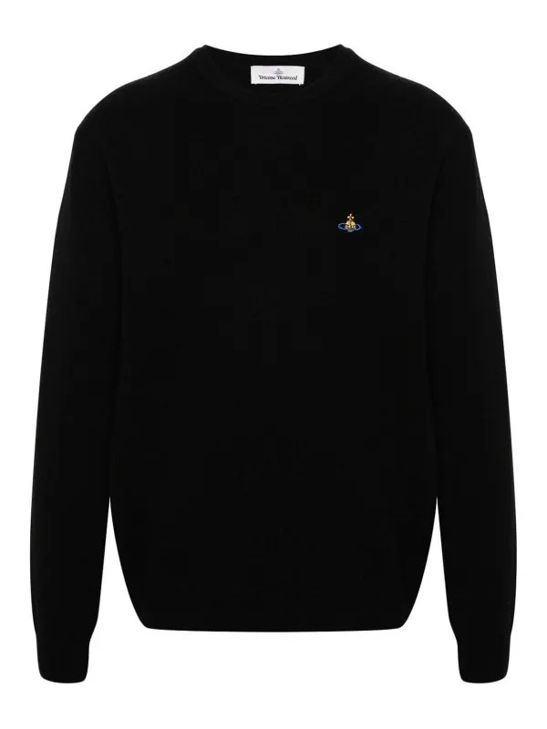 Vivienne Westwood Pull Col Rond - Noir - Noir | 27010012Y0018N401