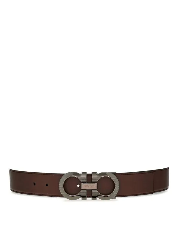 Ferragamo Ceinture - Marron - Marron - Homme | 670308770928001
