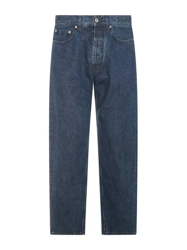 Palm Angels Jean Droit - Bleu - Bleu - Homme | PMYA040S24DEN0024903