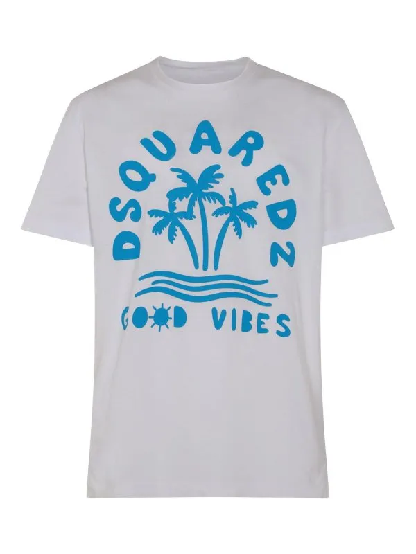 Dsquared2 T-Shirt - Blanc - Blanc - Homme | S71GD1386S22507100