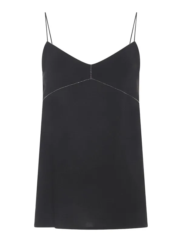 Fabiana Filippi Top - Noir - Noir - Femme | TPD264F214D646825