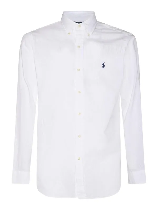Polo Ralph Lauren Chemise - Blanc - Blanc - Homme | 710938519001