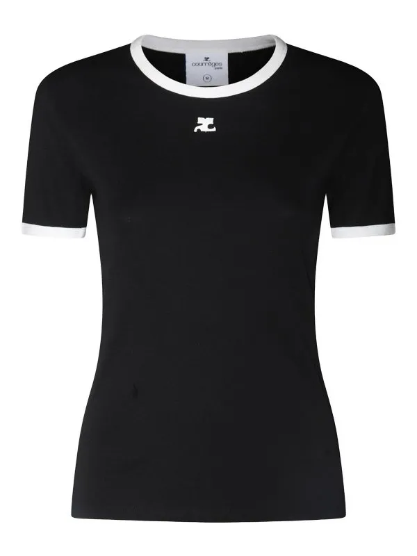 Courreges T-Shirt - Noir - Femme | VESJTS017JS00709901