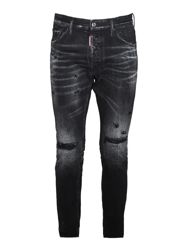 Dsquared2 Jean Droit - Noir - Noir - Homme | S74LB1562D30009900