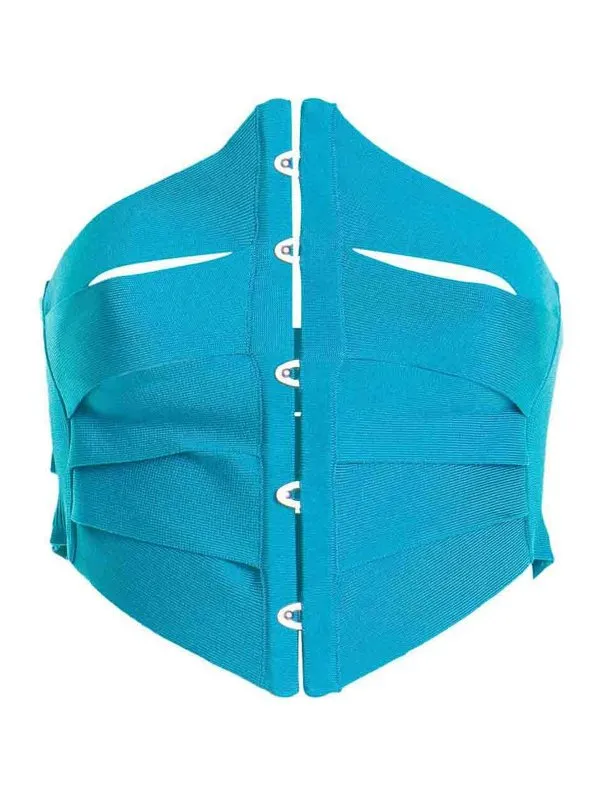 Roberto Cavalli Top - Bleu Clair - Bleu Clair | RKM650MG01104048