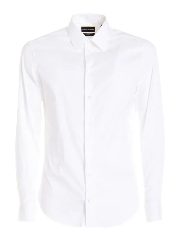 Emporio Armani Chemise - Blanc - Blanc - Homme | H41CS501BC0100