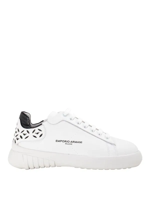 Emporio Armani Baskets - Blanc - Blanc - Femme | X3X219XR157C695