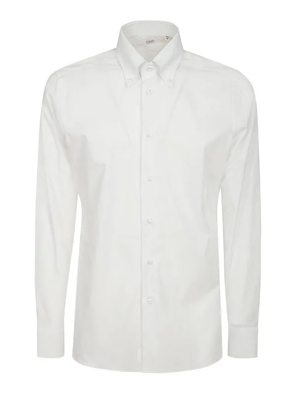 Borriello Napoli Chemise - Blanc - Blanc - Homme | 1401BD1