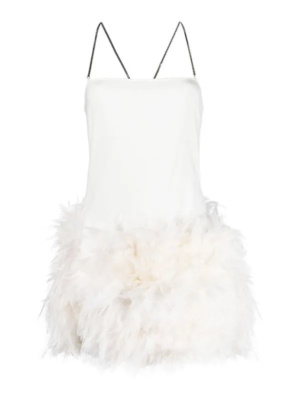 The Attico Robe Courte - Fujiko - Blanc - Femme | 241WCA281RY02F001