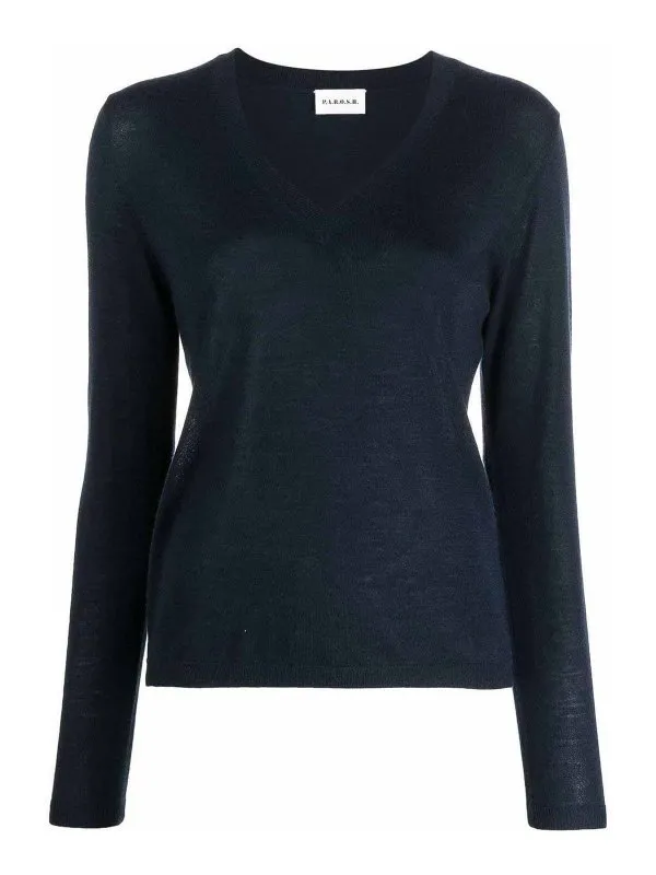 P.A.R.O.S.H. Top - Bleu Foncé - Bleu Foncé | D511608WOMAN012