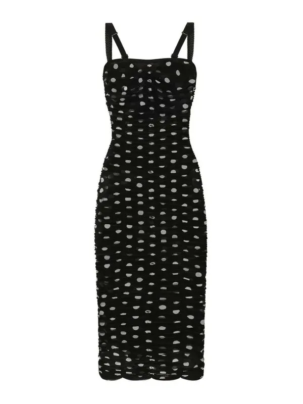 Dolce & Gabbana Robe Au Genou - Noir - Noir | F6JHXTFSRP7HNZRW