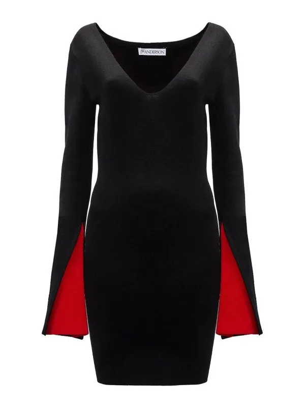 J.W. Anderson Maxi Robe - Noir - Noir - Femme | KW1229YN0309999