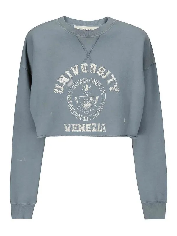 Golden Goose Sweat-Shirts - Blanc - Femme | GWP01787P00163150877