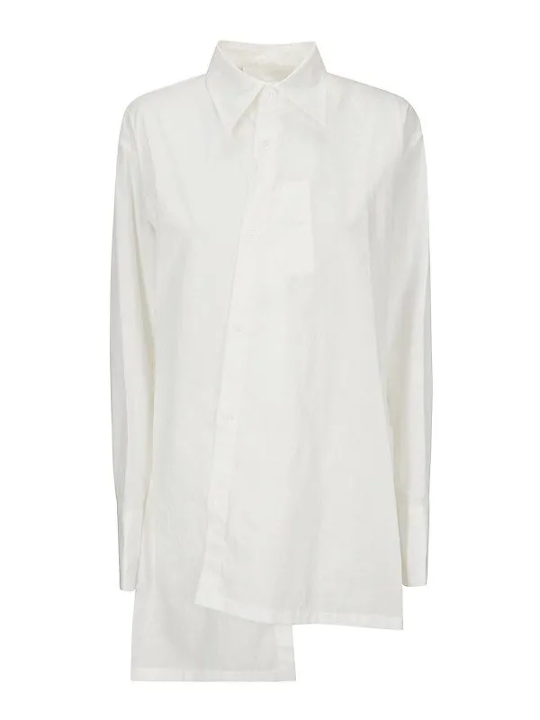 Yohji Yamamoto Blouse - Blanc - Blanc - Femme | FBB500051