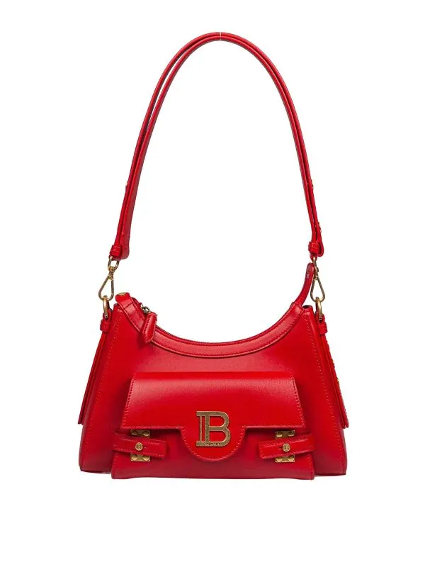 Balmain Sac Bandoulière - Rouge - Rouge - Femme | EN1BT904LAVE3BZ