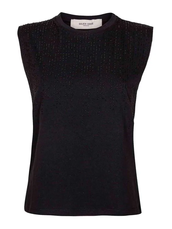 Golden Goose Gilet - Noir - Noir - Femme | GWP02187P00188590100