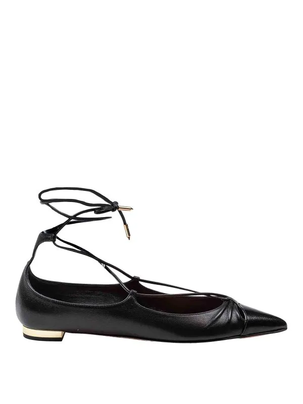 Aquazzura Ballerines - Noir - Noir - Femme | GBIFLAA0NNG000