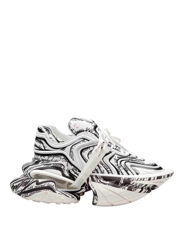 Balmain Baskets - Lettera D'Amore - Blanc - Femme | EN1VI736KRCTEAB