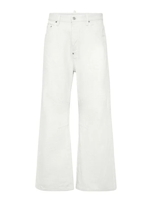 Dsquared2 Jean Bootcut - Blanc - Blanc - Homme | S79LA0089D30013729