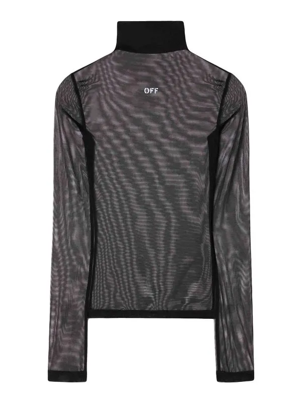 Off-White Top - Noir - Noir - Femme | OWAD122S25JER0011001